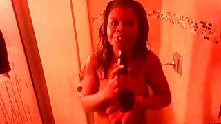 Sexy Ebony Sugarbabyfi Gets Wet and Horny