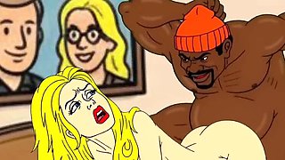 Married Housewife Maria Spreads Her Legs for BBC and Becomes a Slut Wife – Hentai Cartoon
