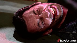 Kinky tattooed MILF temptress incredible sex scene