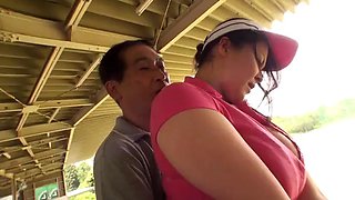 Sakurai Yuki: The wives who attend a golf course where a golf coach famous for their sexual harassment lessons are left to play, shaking their huge breasts and feeling very much: Big Tits, Blowjob  Milf Porn