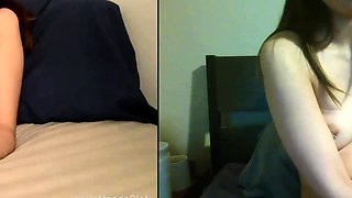 Young amateur teen in solo masturbation getting kinky