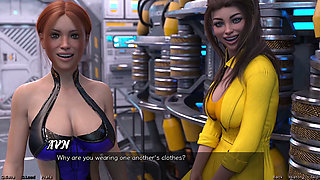 Stranded in Space - Petite Brunette & Big Tits Red Head Wants a Anal Threesome