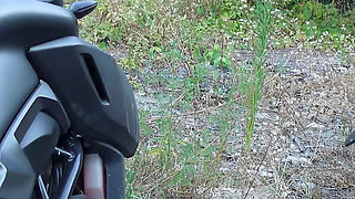 A Moto MILF Fucked a Guy After Hot Sex