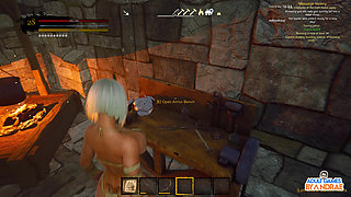 EP8: Armor Bench and Firepit Cauldron - Wicked Island Stone House Upgrades