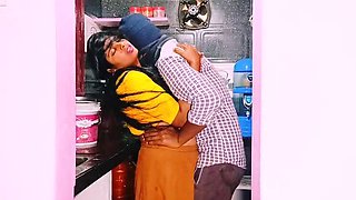 Desi Bhabi Cheats on Husband with Brother-in-Law in Kitchen - Dirty Telugu Talks