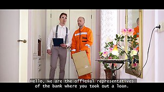 Debt4k. fabulous russian fuckslut didn\u2019t pay her debt and had to demonstrate her Tight Pussy and asshole to solve it