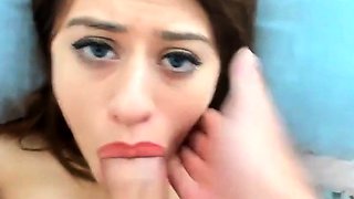Rough Deep Throat Face Fuck on Webcam