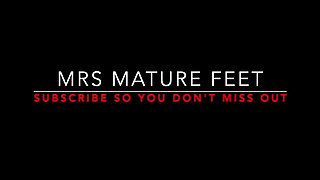Mrs Mature Feet Stripping Down to Her Big White Granny Pants 424