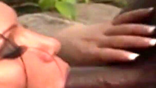 Busty bombshell MILF anally fucked outdoor on the car from BBC dude