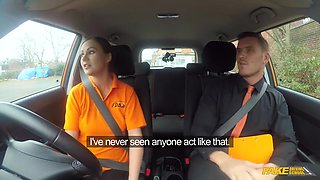 Backseat Blowing Off And Deep Creampie