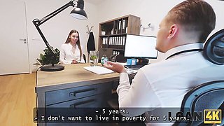 Stockings video with endearing Stanley Johnson and Arina Shy from Loan4k