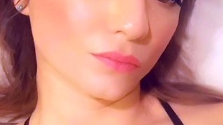 Amateur short haired teen brunette with