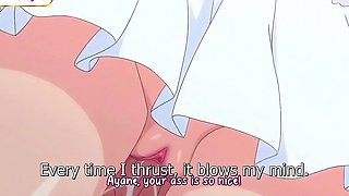 Anime beauty takes hard cock before breakfast in her kitchen