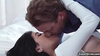 Savannah Sixx fucks married Ryan Mclane hard - rough doggy, deepthroat & big tits teen action