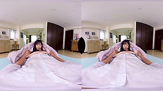 Japanese Student in VR POV for Wild Passionate Bliss