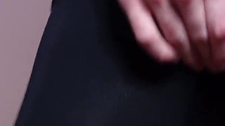 My Body in Leggings and Rubbing My Pussy Through Them