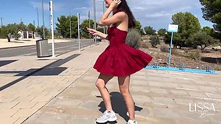 Lissa Browns Anime Public Nudity Train Vibrator Tease