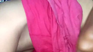 Indian stepsister caught fingering her tight pussy and secretly fucked hardcore