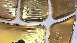 Stina Stone Femdom Feetworship Barefeet Licking Foot Gagging by German Mistress in Leather Gloves Part 1