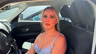 Blonde Laura Crystal with big boobs