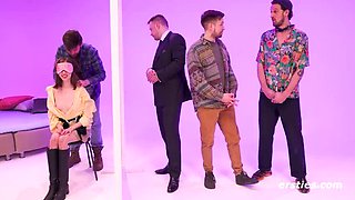 German Amateur Ava's 5 Senses Blowjob & Hardcore Sex - Lucky Guy Wins Pussy Fingering