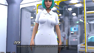 Stranded in Space - Hot Busty Doctor Deepthroats My Big White Cock. She Has No Gag Reflexes