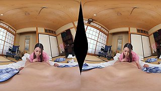 Asian hot babe VR porn