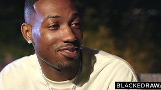 Slim Brunette Babe Juniper Ren Succumbs To Her Desire To Try Massive BBC So She Leaves Her BF