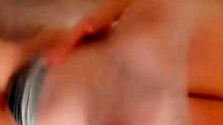 Big boobs milf masturbates with her dildo