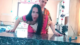 I Caught My Indian Stepmother In The Kitchen, Fucking Amateur