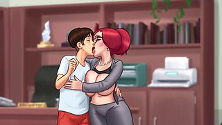 Stepmoms Big Tits Change Solo Time Forever - Summertime Saga