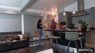 The German Bitch Hunter Takes on a Hot Latina - Her Juicy Ass & Pussy Beg for More