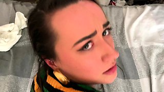 hardcore gf amateur blowjob and nice facial cumshot