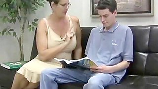 Teacher Helps Boy Student