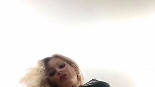 Blonde amateur milf does anal on pov camera 11