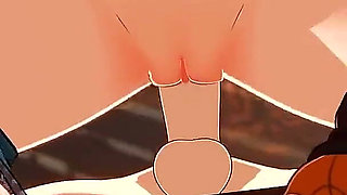 Zenless Zone Zero - Cissia, Belle, Ellen JOE, and Nicole Ride Fuck and Burnice Hot Sex - 3D Hentai Animations