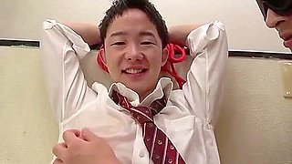Very Cute Japan Boy With Older Friend