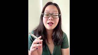 Smoking Asian MILF Seduction: 2 Dates, 4 Cigarettes Chain Tease