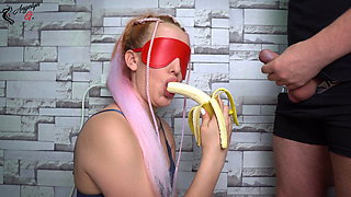 Cheated Step Sister in Fruit Game! She liked it! SURPRISE!