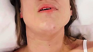 Big titty babe Layla Rose solo dildo masturbation