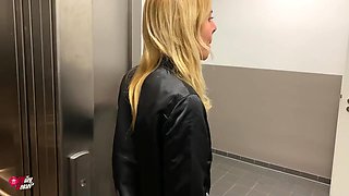Cute Blonde Bitch Remote Controlled In Public !!