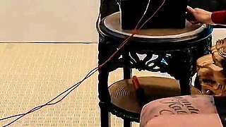 Miss Alessa Milano Shocking and Screaming Electroplay on His Knees