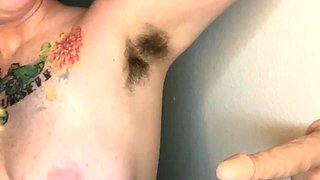 Solo british slut masturbating with toy