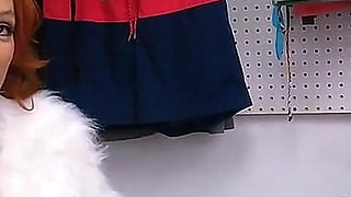 Redhead MILF Thief Likes It Rough