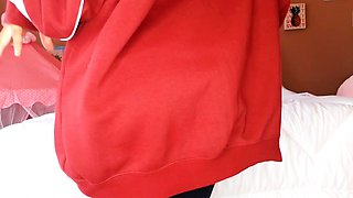 Asian Girl Gives You JOI in Ripped Yoga Pants