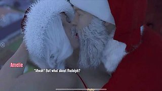 Christmas Blowjob Special with Stepmom - Big Natural Tits & Heart Problems