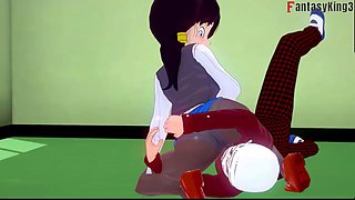 Android 18 Seduces Gohan at University - Dragon Ball Zex Series