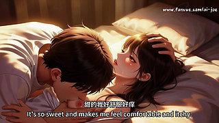 In front of my friend, She actually did such a thing to me.This is just too exciting.. EP-2.AI-generated