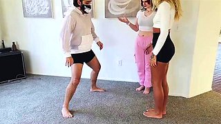 Femdom fetish bitch fuck and cumshot action with victim