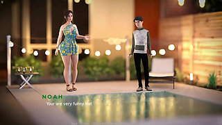 Mist of Her Body Natalie Having Fun in Swimming Pool